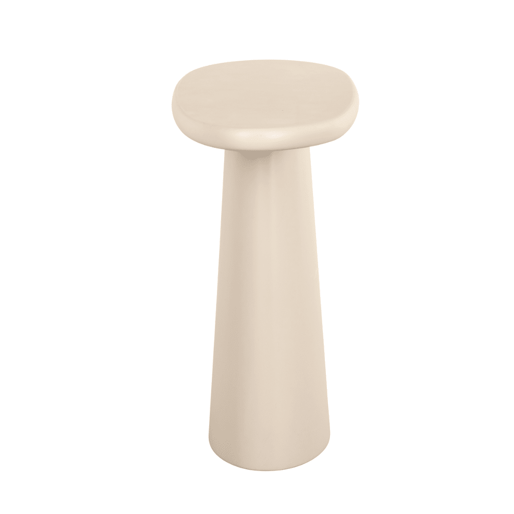 Carys Beige Oval Top Console Table