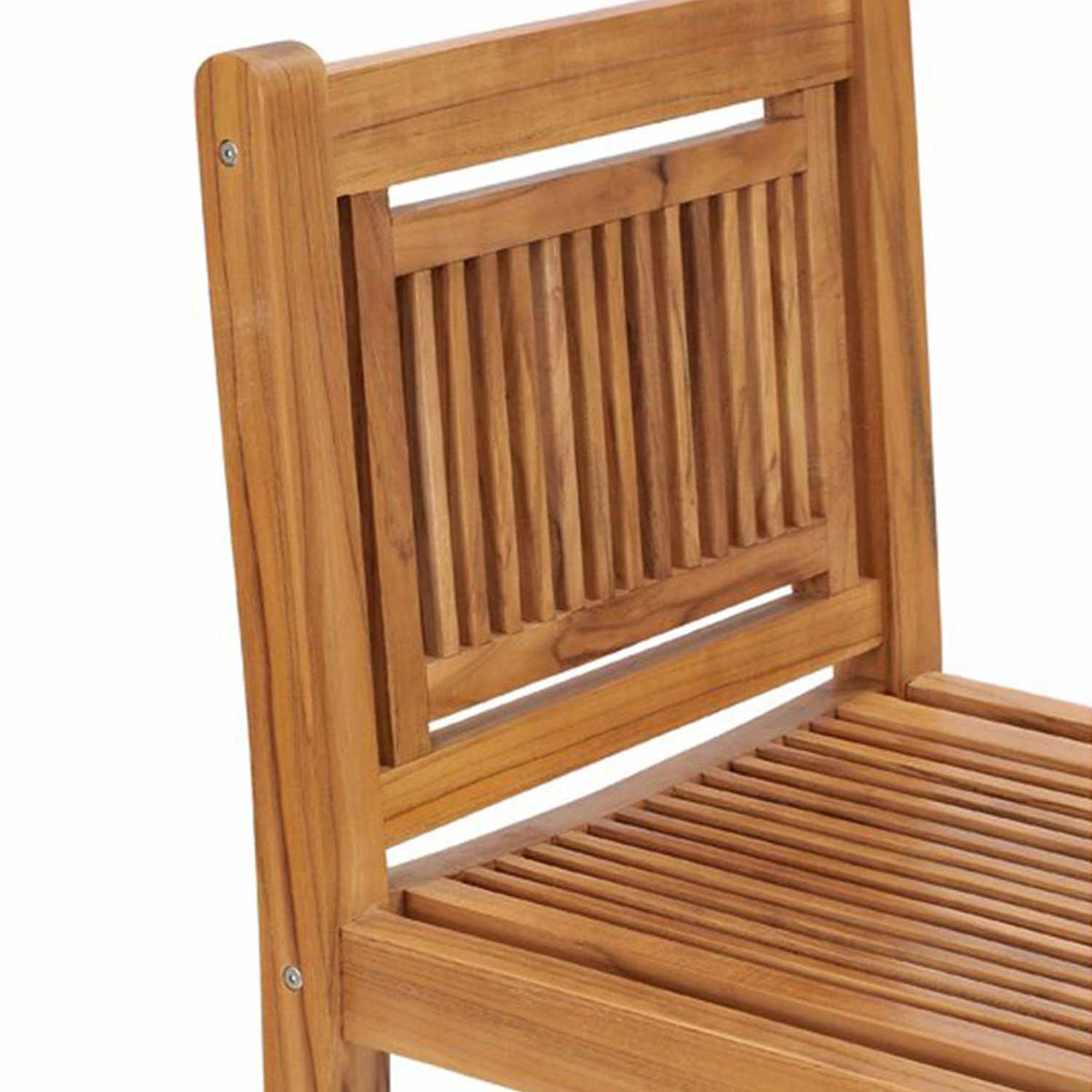 Cedric Armless Teak Outdoor Bar Stool