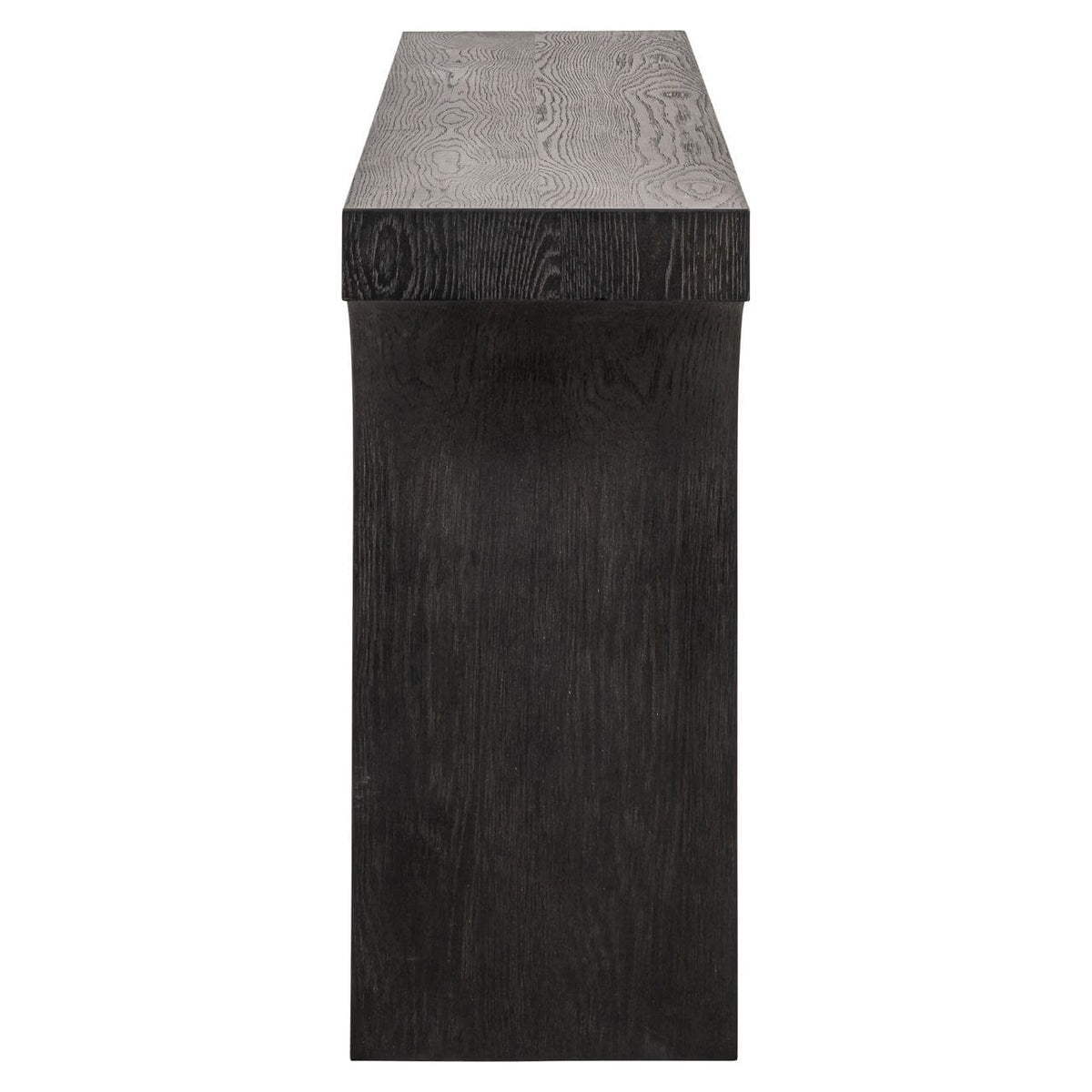 Churchill Black Wooden Arch Console Table