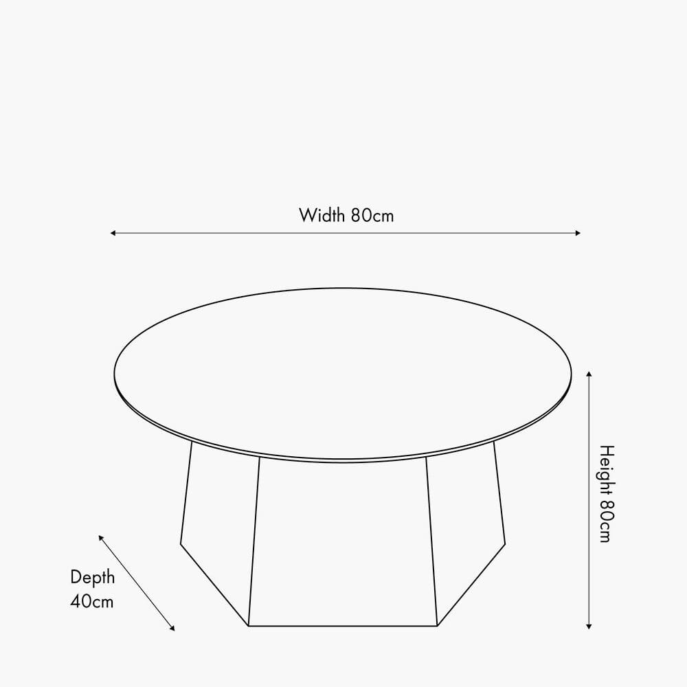 Collins Dark Brown Wooden Coffee Table with Marble Effect Top