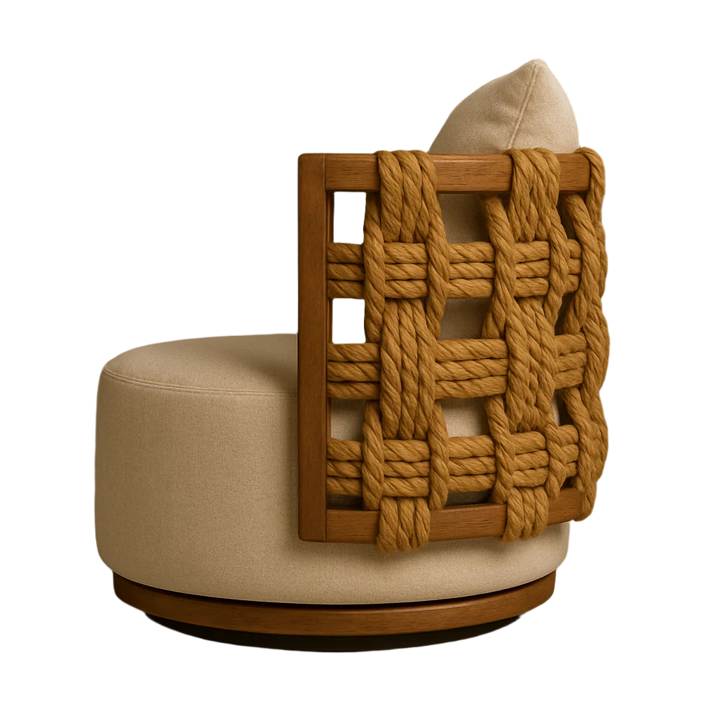 Cravia Outdoor Swivel Accent Chair