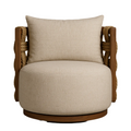 Cravia Outdoor Swivel Accent Chair