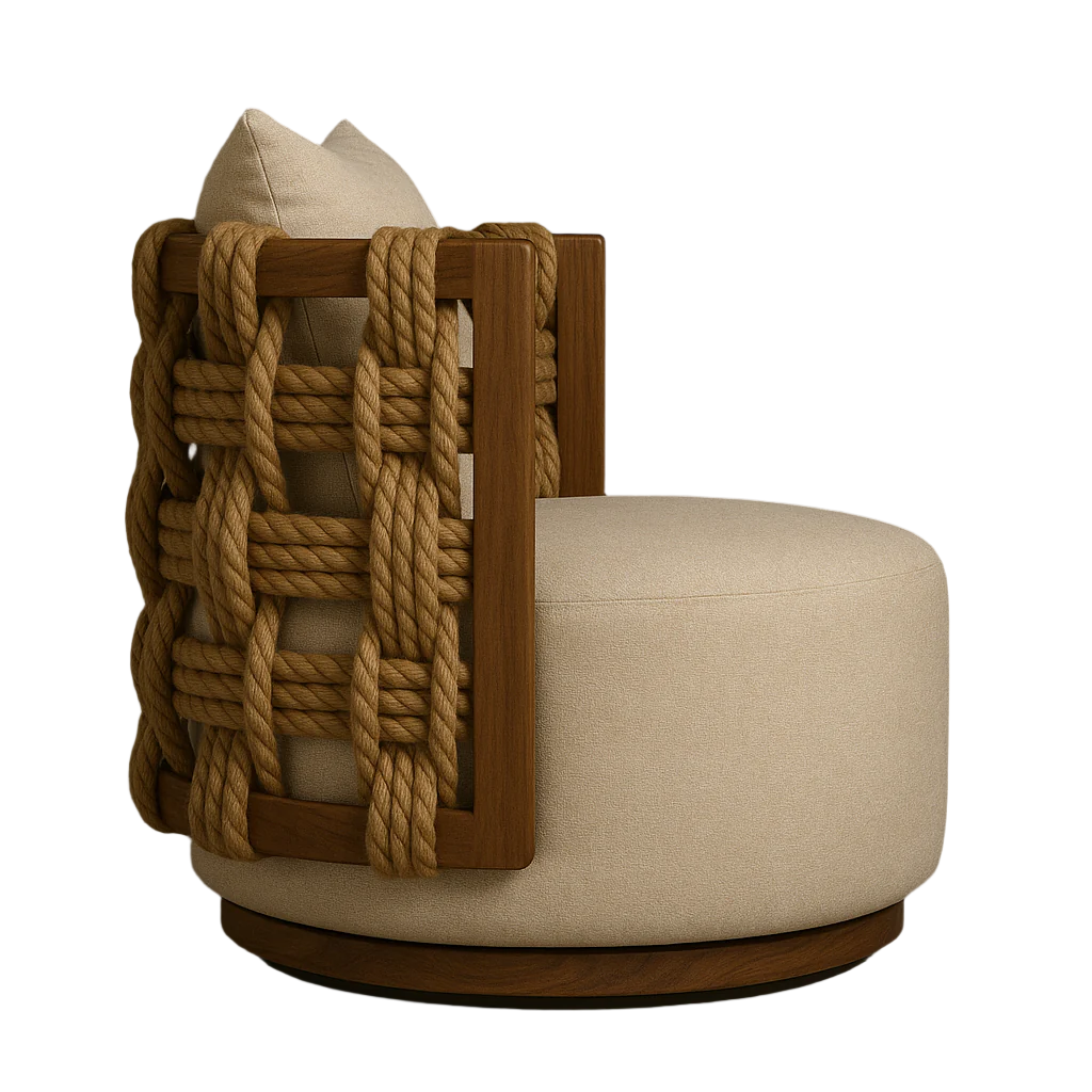 Cravia Outdoor Swivel Accent Chair