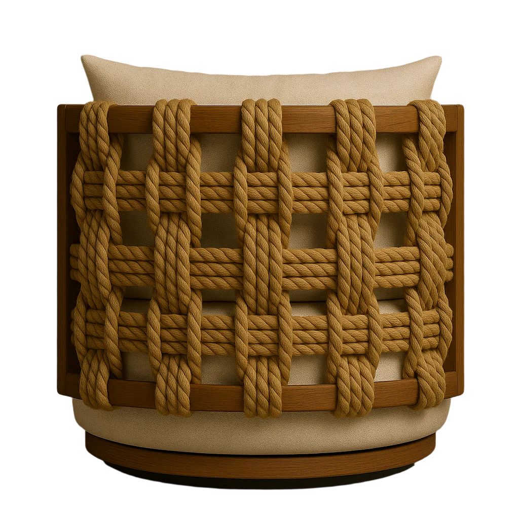 Cravia Outdoor Swivel Accent Chair