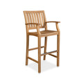 Damien Teak Outdoor Bar Stool