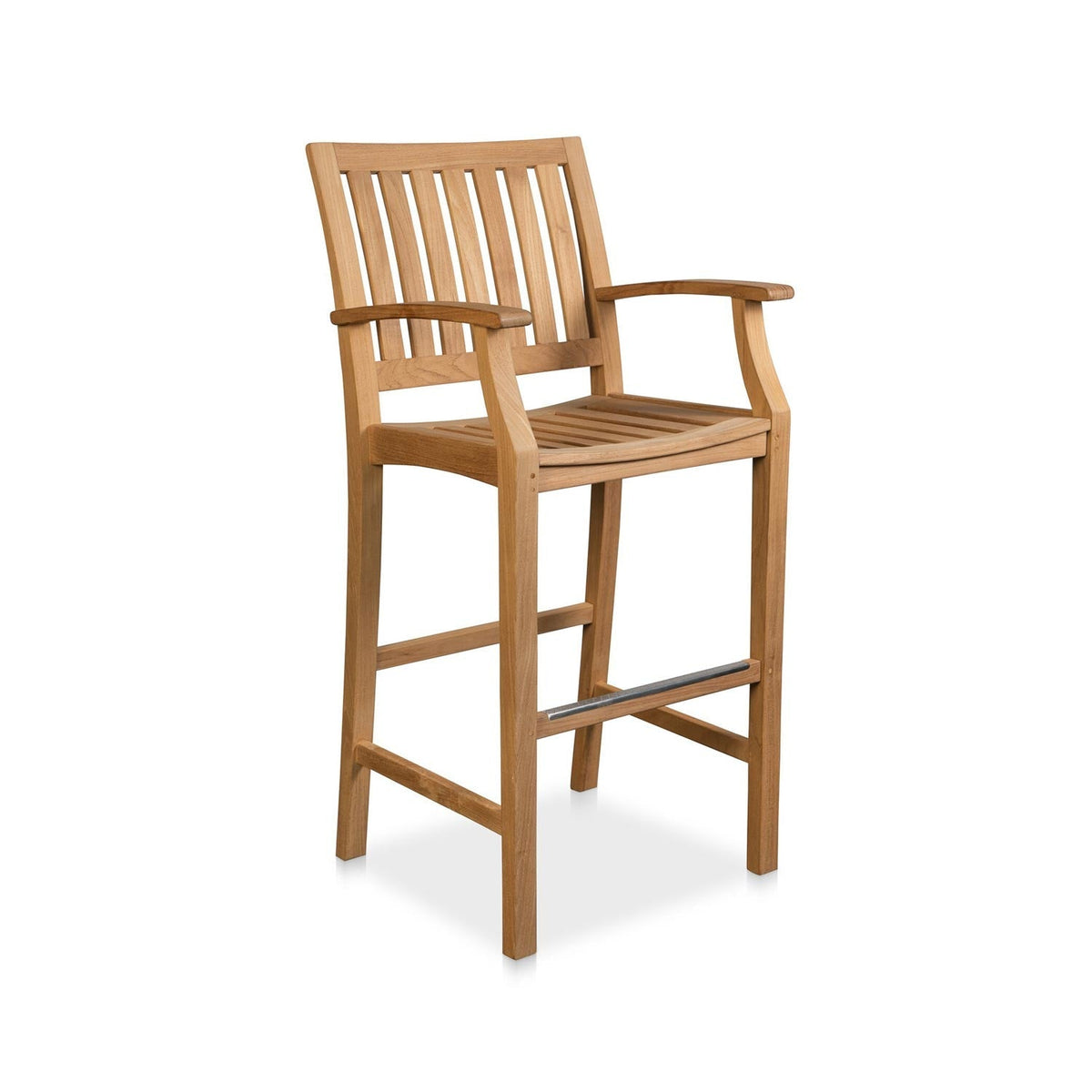 Damien Teak Outdoor Bar Stool