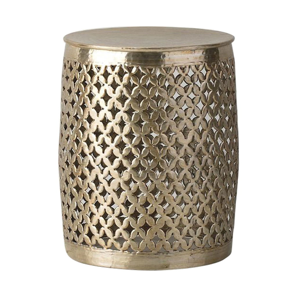 Duvali Gold Round Side Table