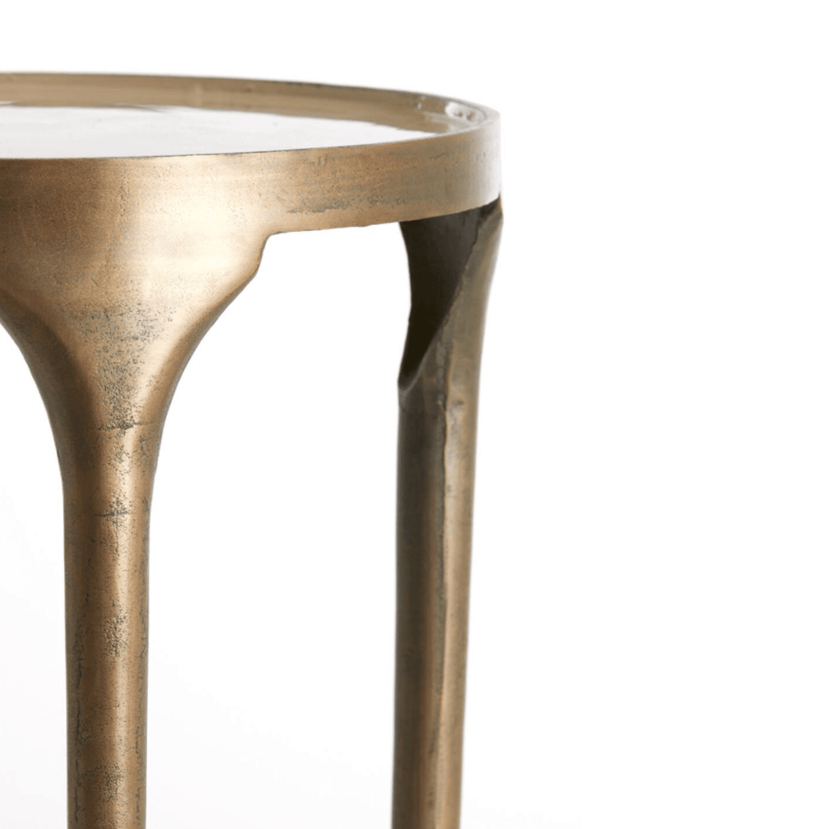 Edisto Antique Bronze Nested Side Tables- Set of 2