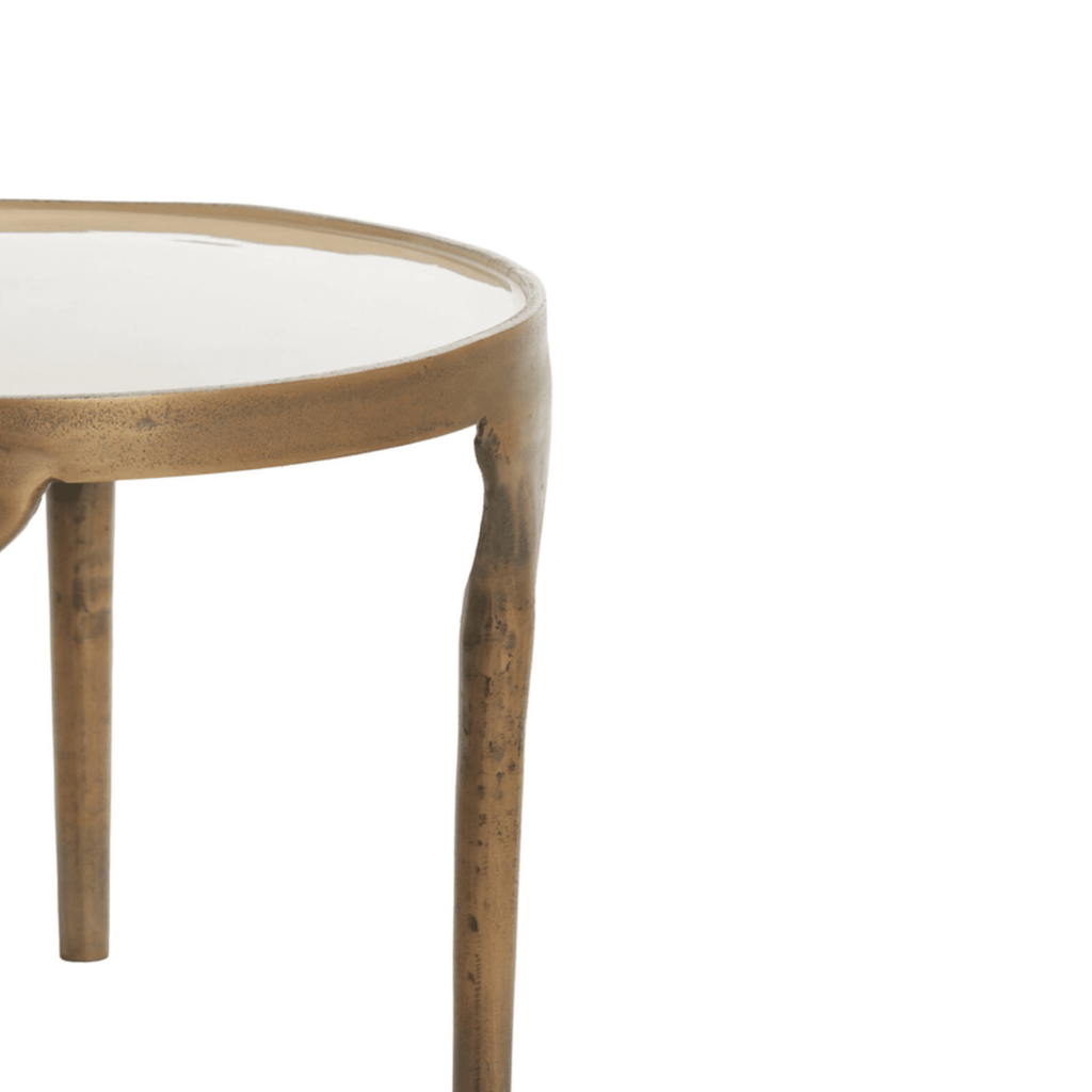 Edisto Antique Bronze Nested Side Tables- Set of 2