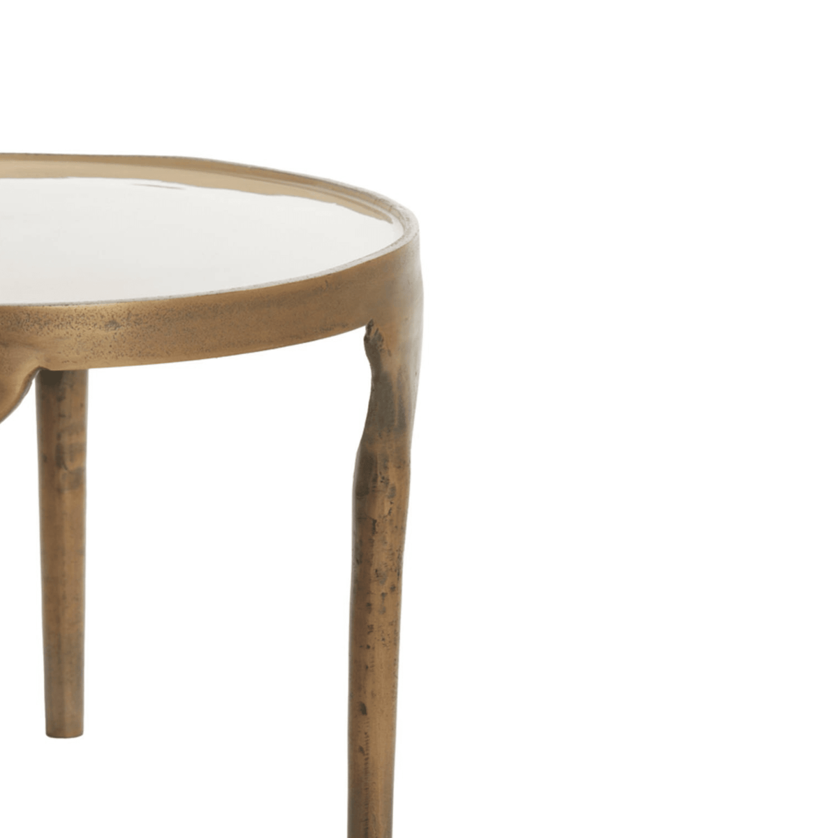 Edisto Antique Bronze Nested Side Tables- Set of 2