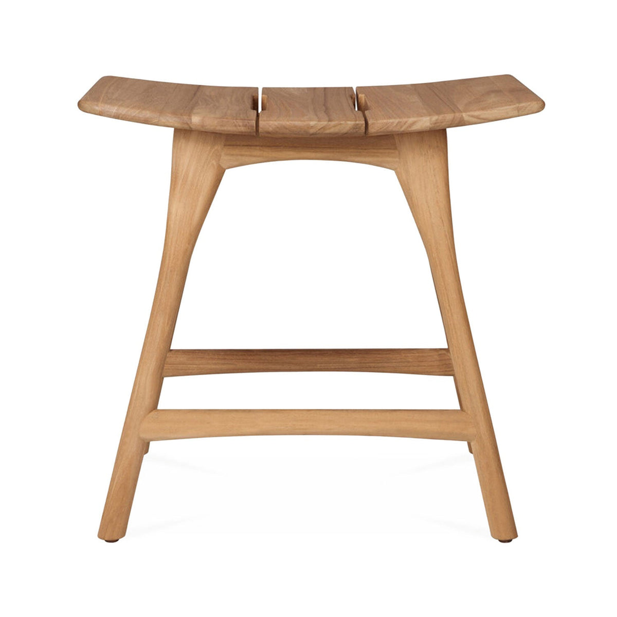 Edmond Backless Teak Outdoor Bar and Counter Stool