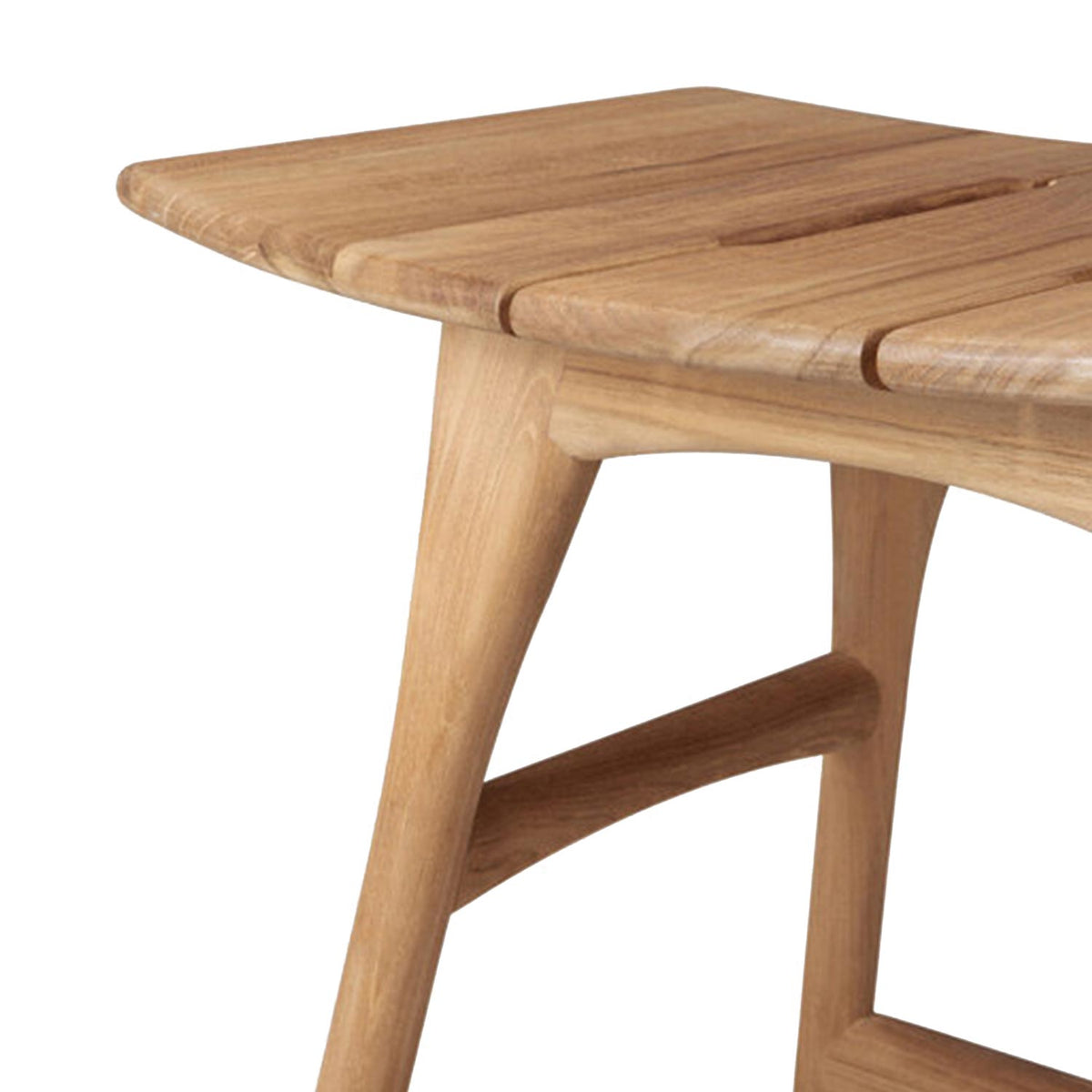 Edmond Backless Teak Outdoor Bar and Counter Stool