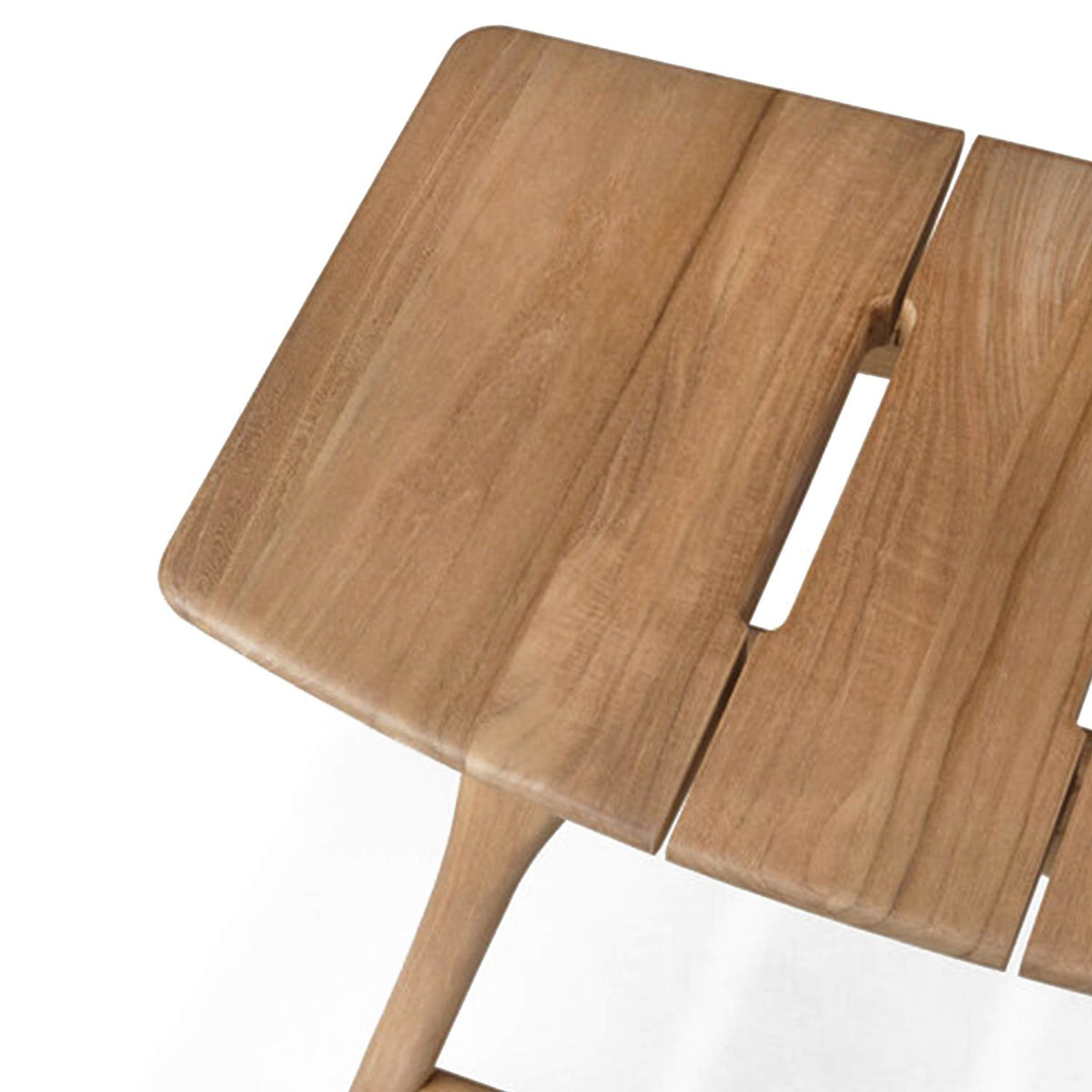 Edmond Backless Teak Outdoor Bar and Counter Stool