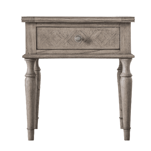 Elysium Natural Wood 1 Drawer Bedside Table