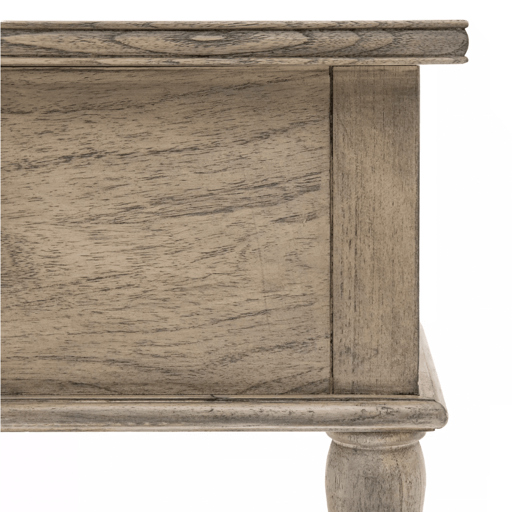 Elysium Natural Wood Push Drawer Coffee Table