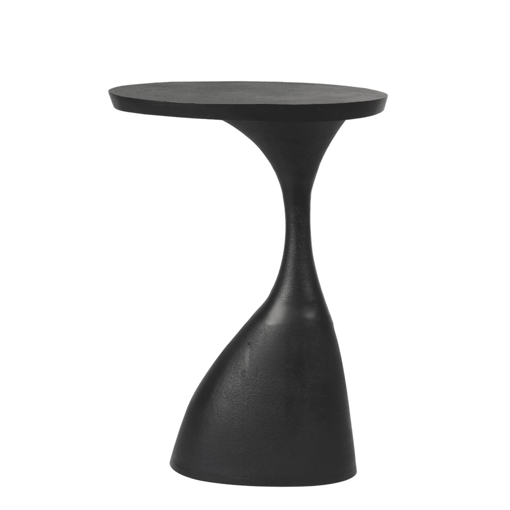 Felima Matt Black Side Table
