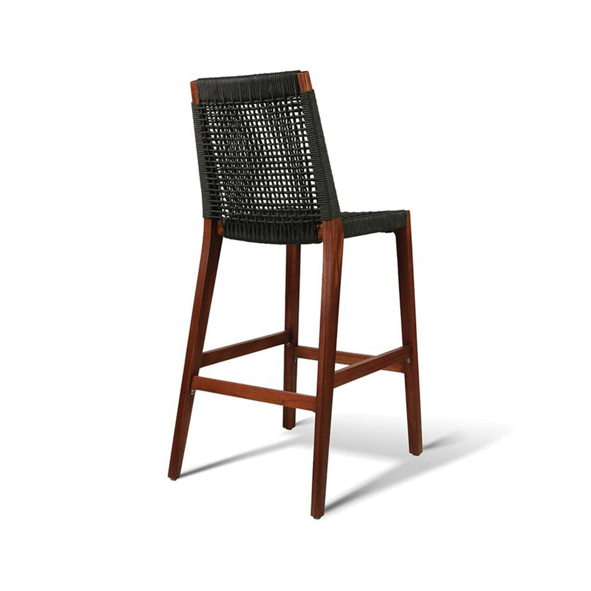 Felix Armless Teak Outdoor Bar Stool
