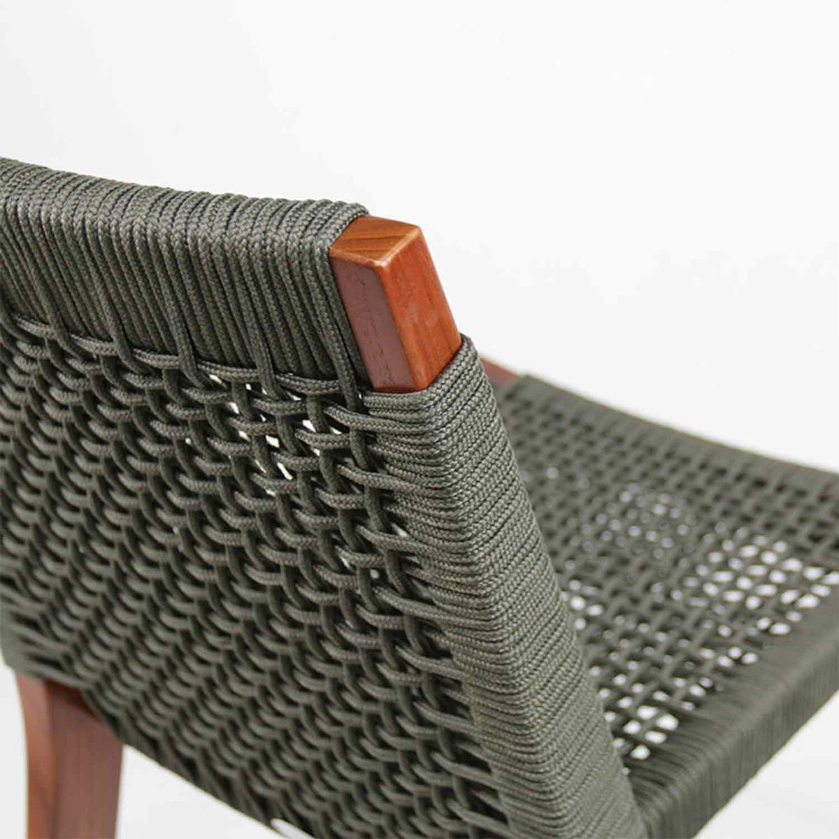 Felix Armless Teak Outdoor Bar Stool