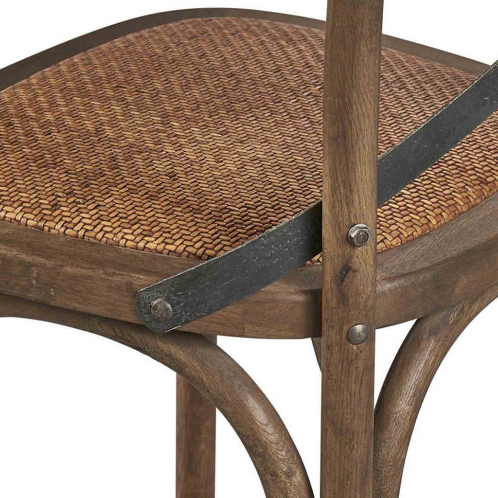 Fernand Backless Teak Outdoor Bar Stool