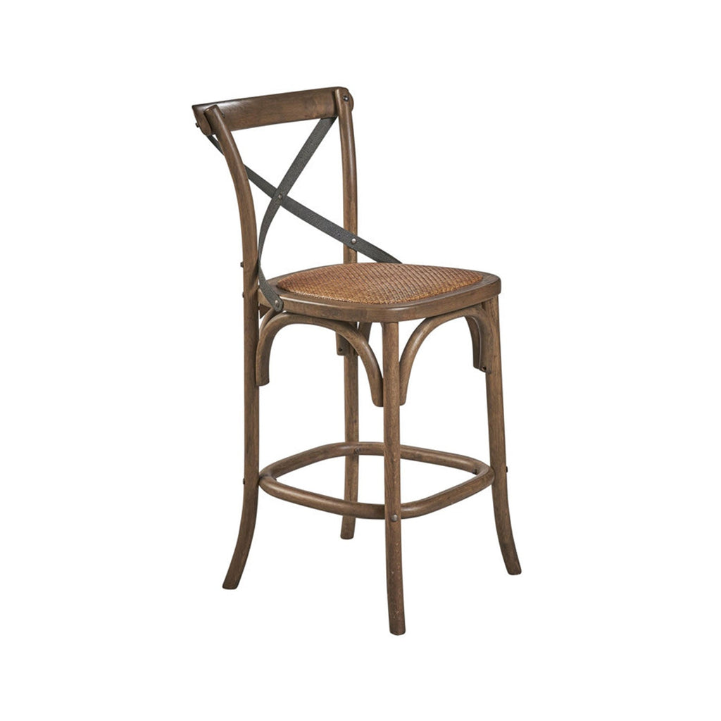 Fernand Backless Teak Outdoor Bar Stool