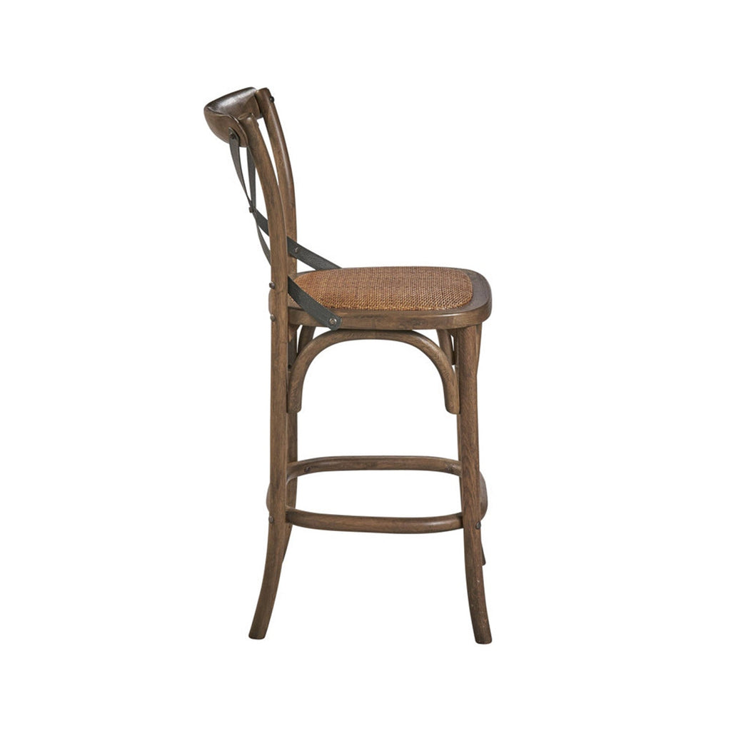 Fernand Backless Teak Outdoor Bar Stool