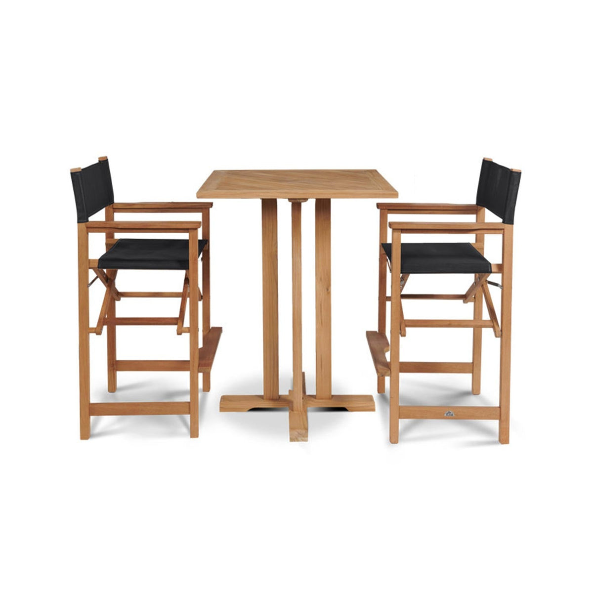 Gael Folding Teak Outdoor Bar Stool