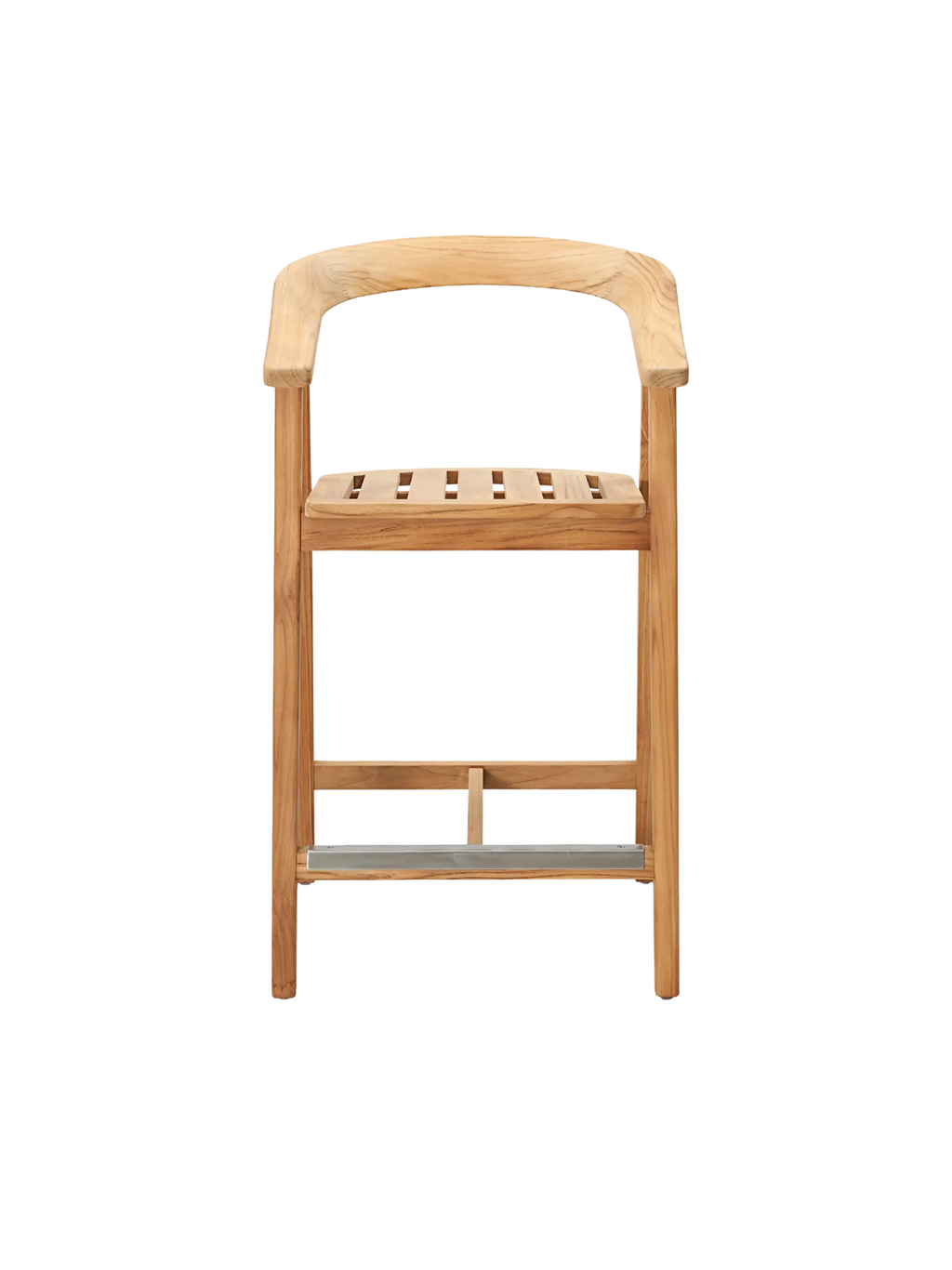 Georges Teak Outdoor Bar Stool