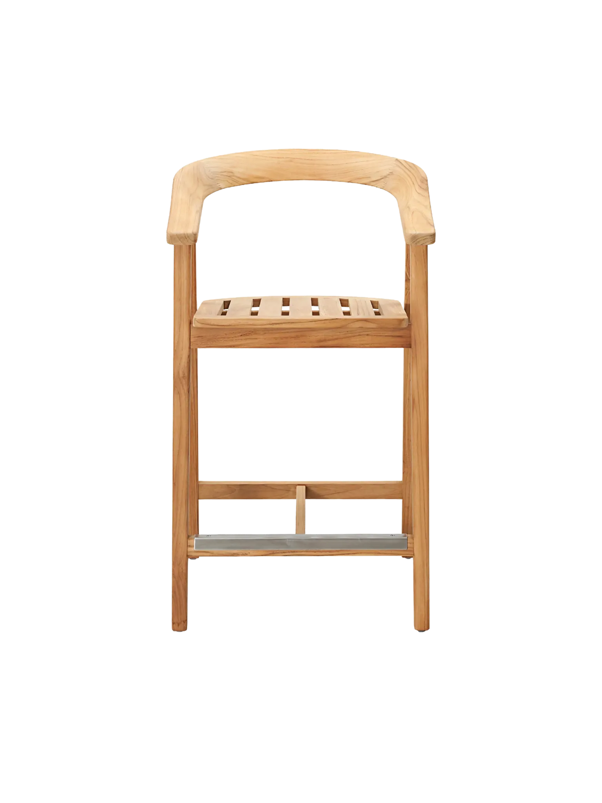 Georges Teak Outdoor Bar Stool