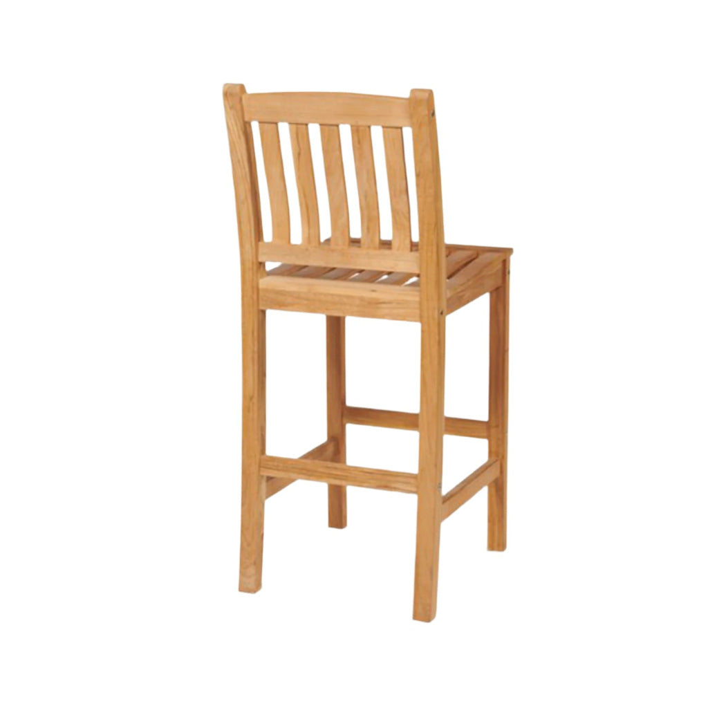 Gerard Armless Teak Outdoor Bar Stool