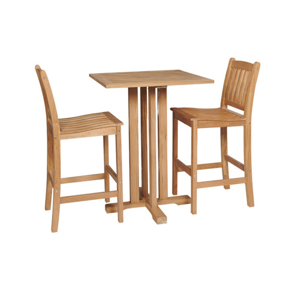 Gerard Armless Teak Outdoor Bar Stool
