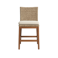 Gilbert Armless Teak Outdoor Bar Stool