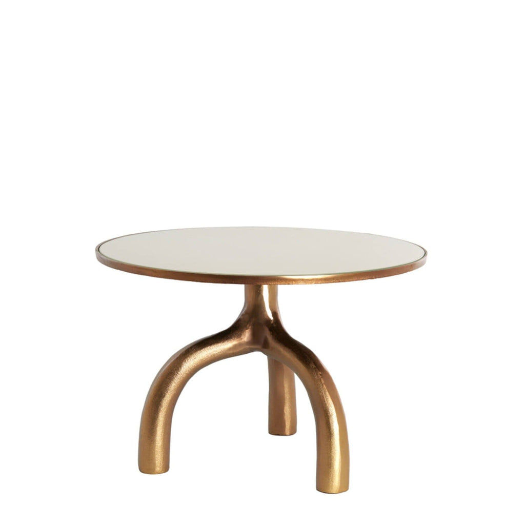 Ginza Gold & Cream Round Coffee Table