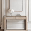 Hayden Smoked Oak 2 Drawer Console Table