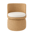 Honfleur Seagrass Swivel Lounge Chair