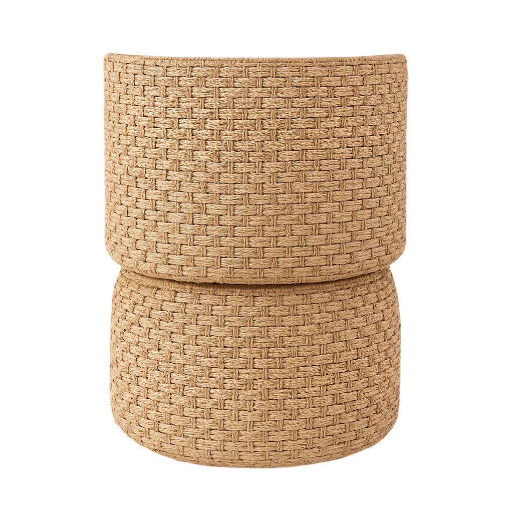 Honfleur Seagrass Swivel Lounge Chair