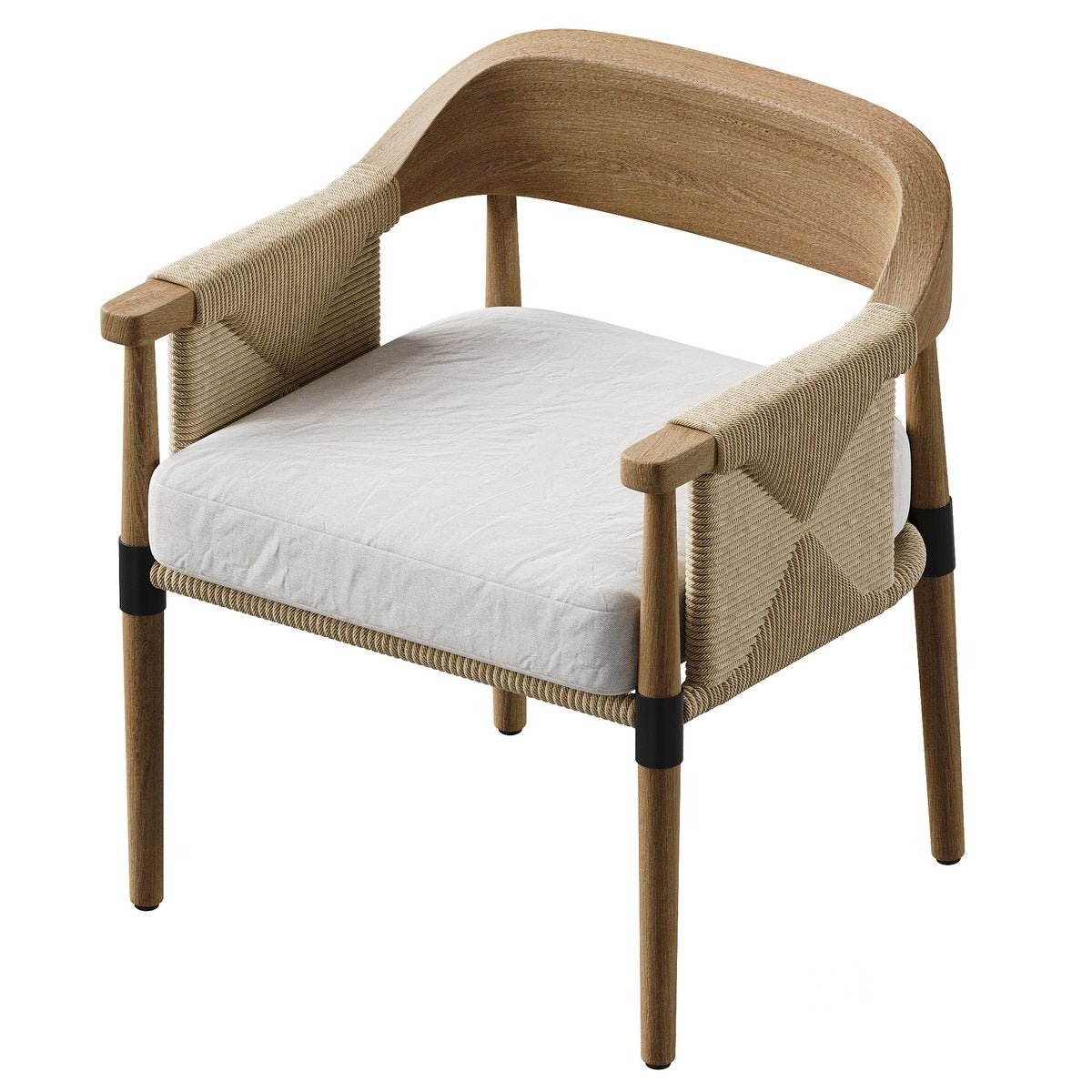 Hydra Teak Dining Chair with Performance Fabric