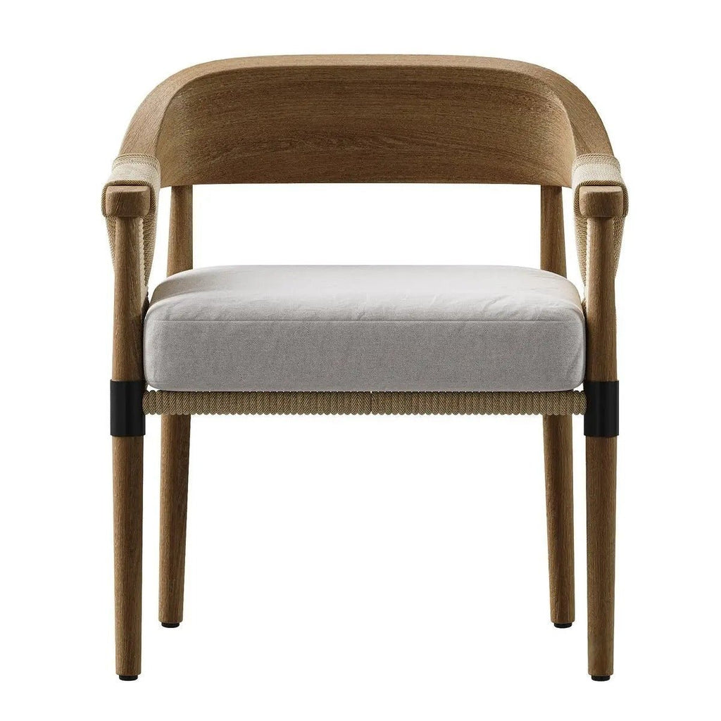 Hydra Teak Dining Chair with Performance Fabric