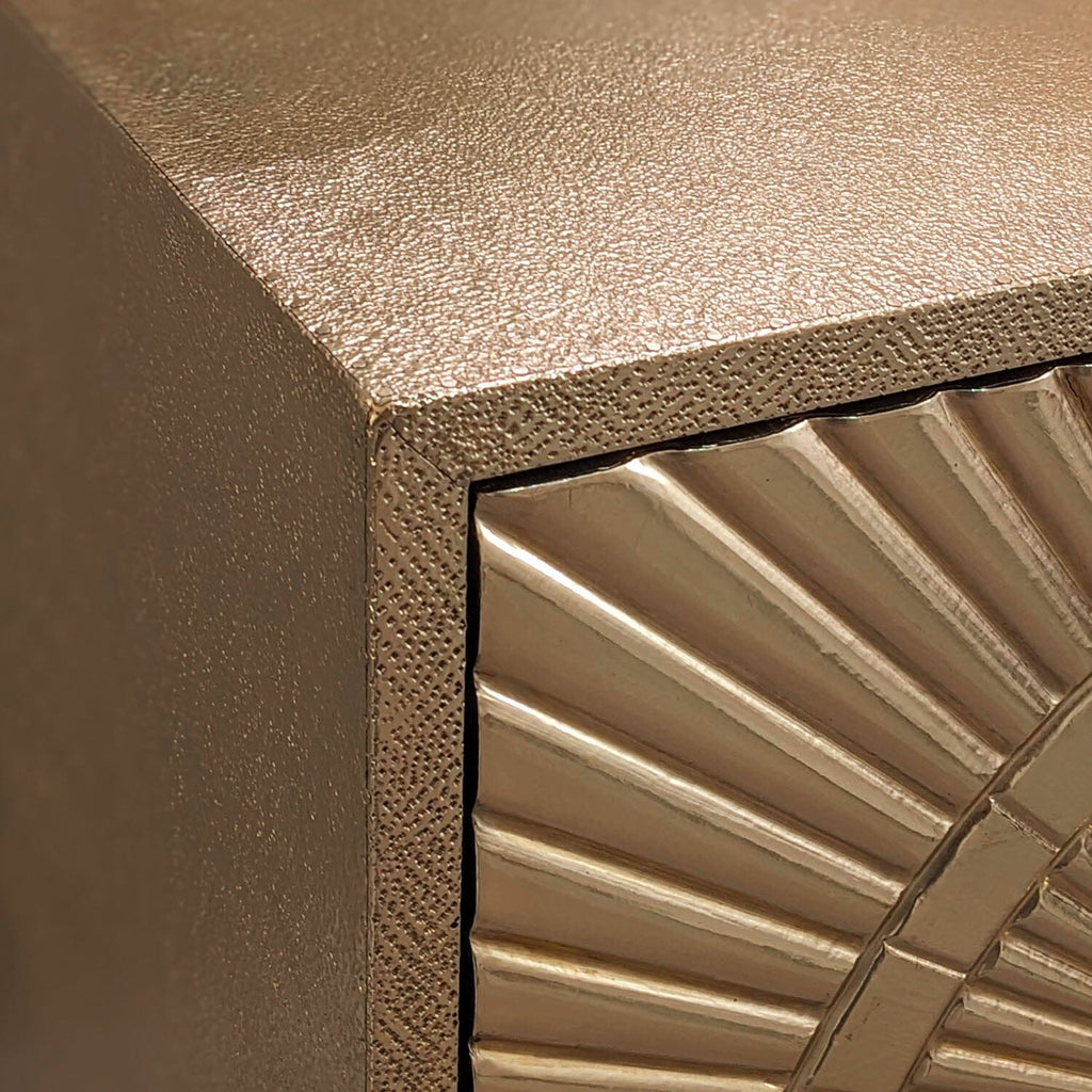 In Stock - Vogue Gold Embossed Premium Metal Sideboard