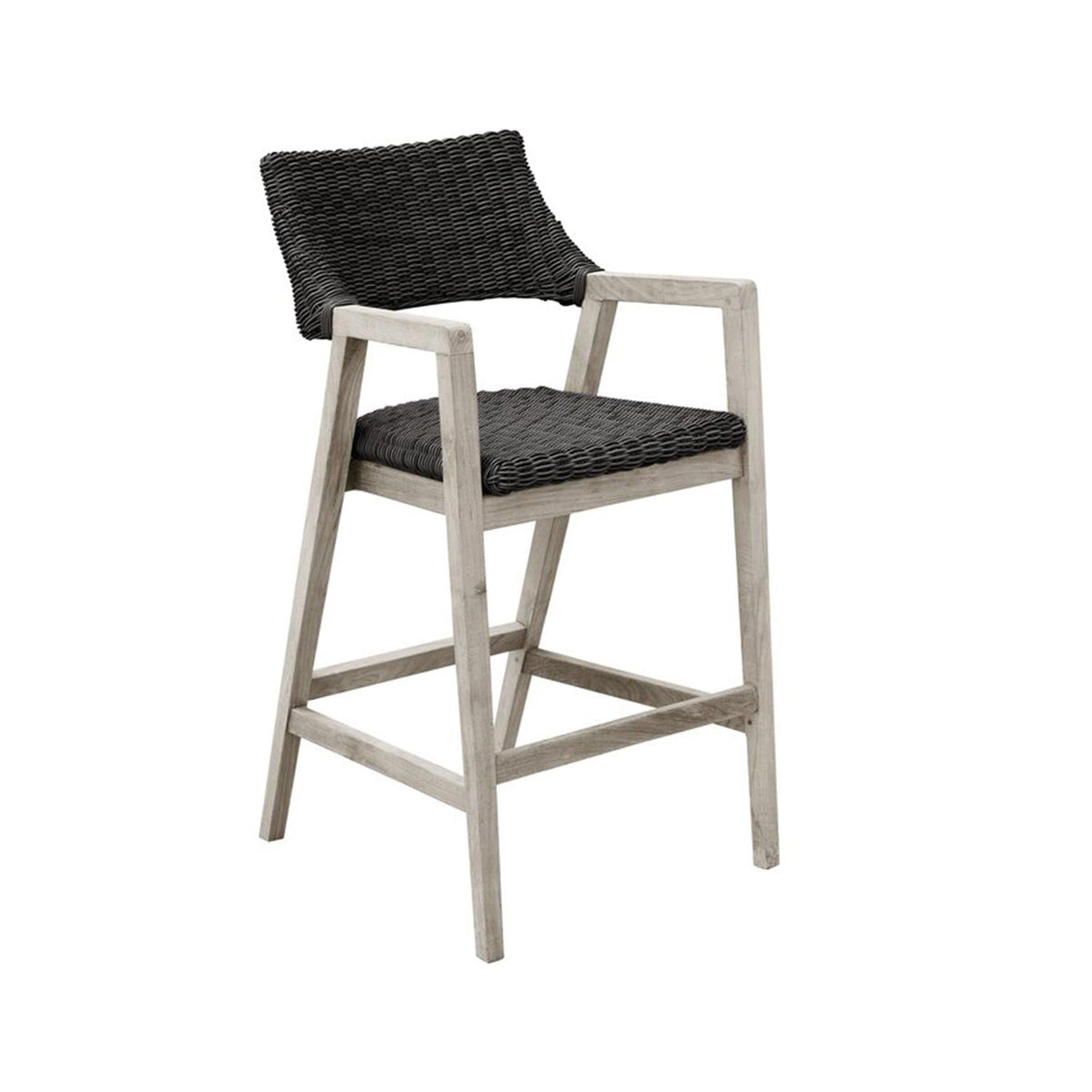 Isidore Teak Outdoor Bar Stool