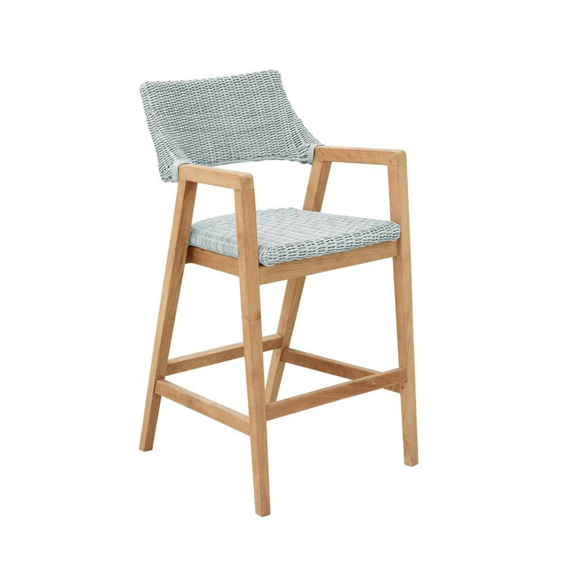 Isidore Teak Outdoor Bar Stool