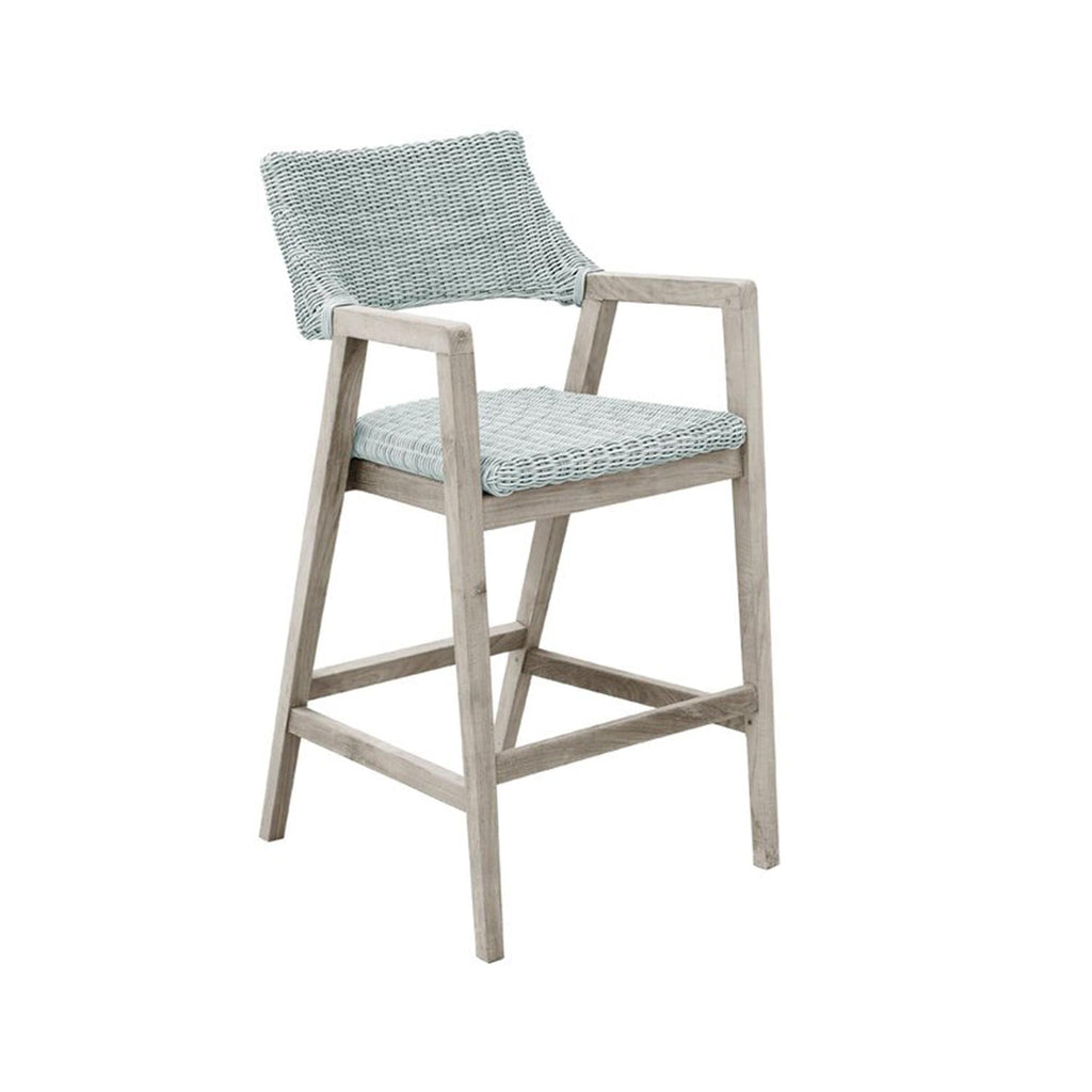 Isidore Teak Outdoor Bar Stool