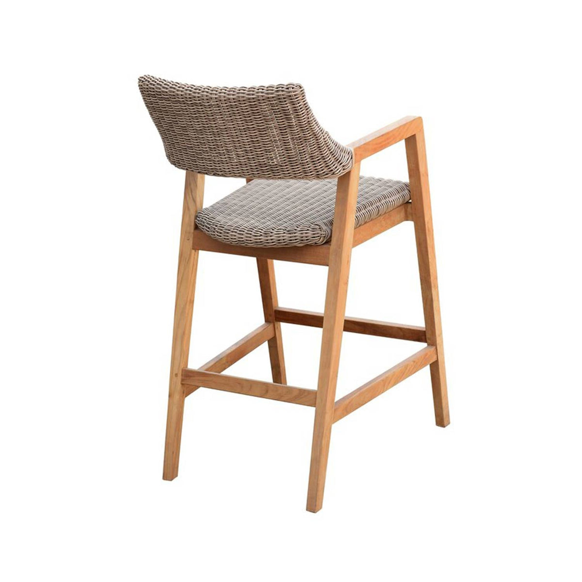 Isidore Teak Outdoor Bar Stool
