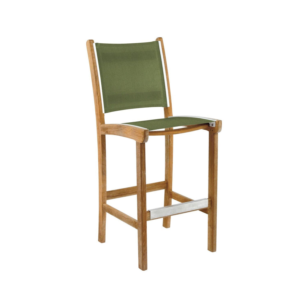 Jacques Armless Teak Outdoor Bar Stool