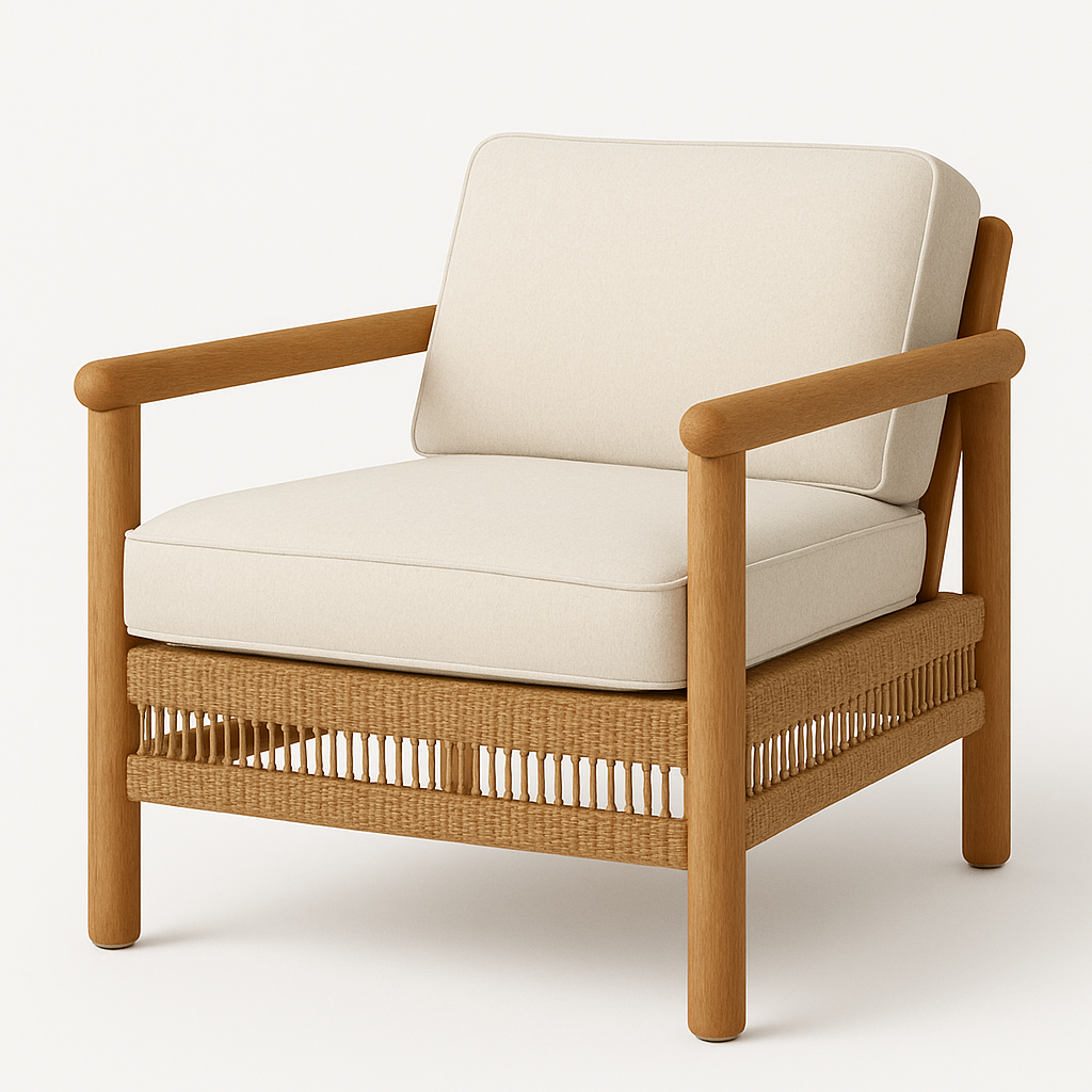 Jarno Outdoor Club Lounge Chair