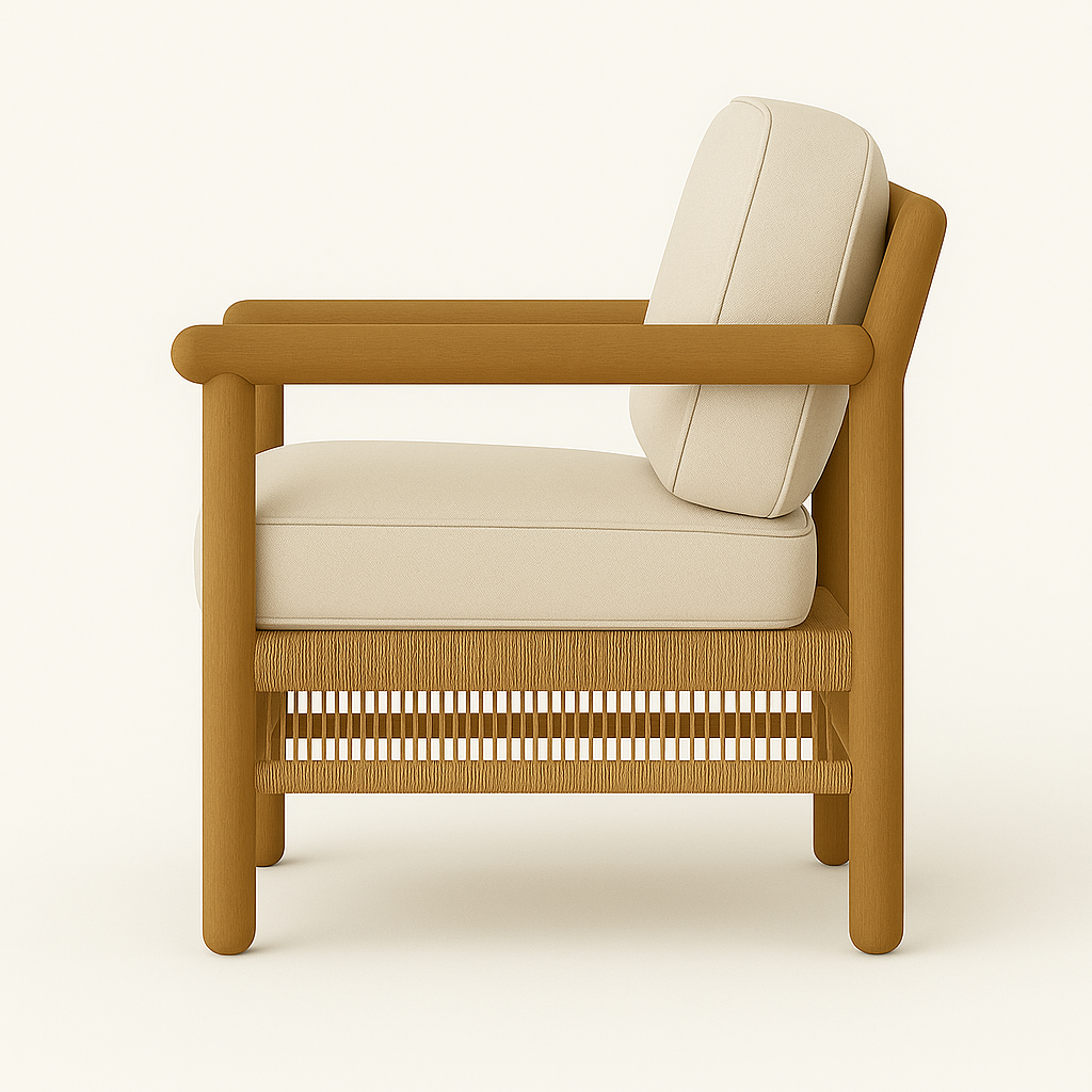 Jarno Outdoor Club Lounge Chair