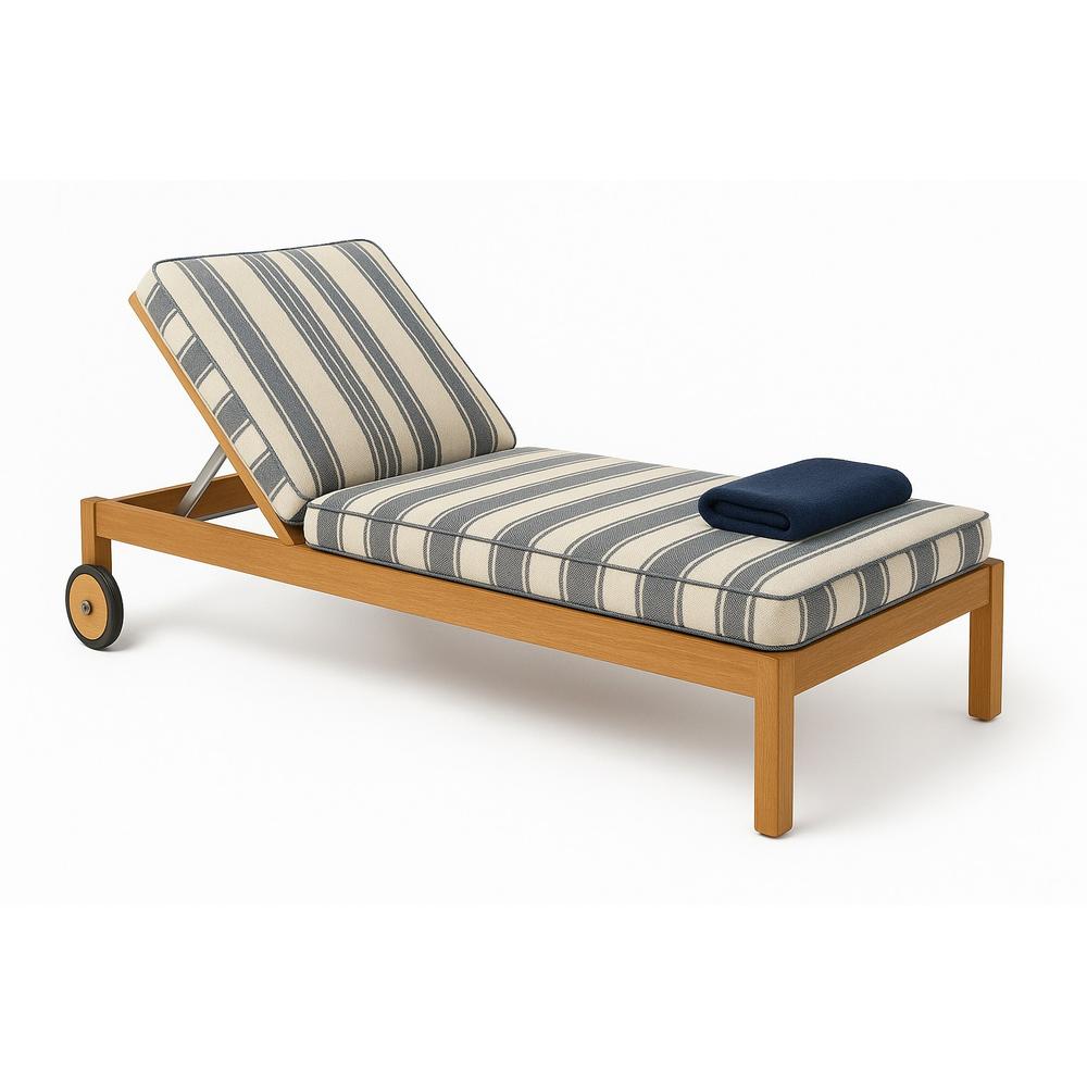Jean-Luc Teak Outdoor Chaise Lounger