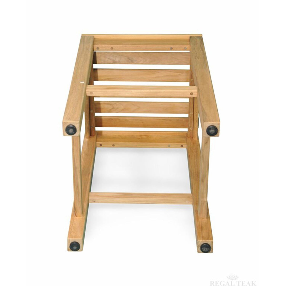 Joel Backless Teak Outdoor Bar Stool