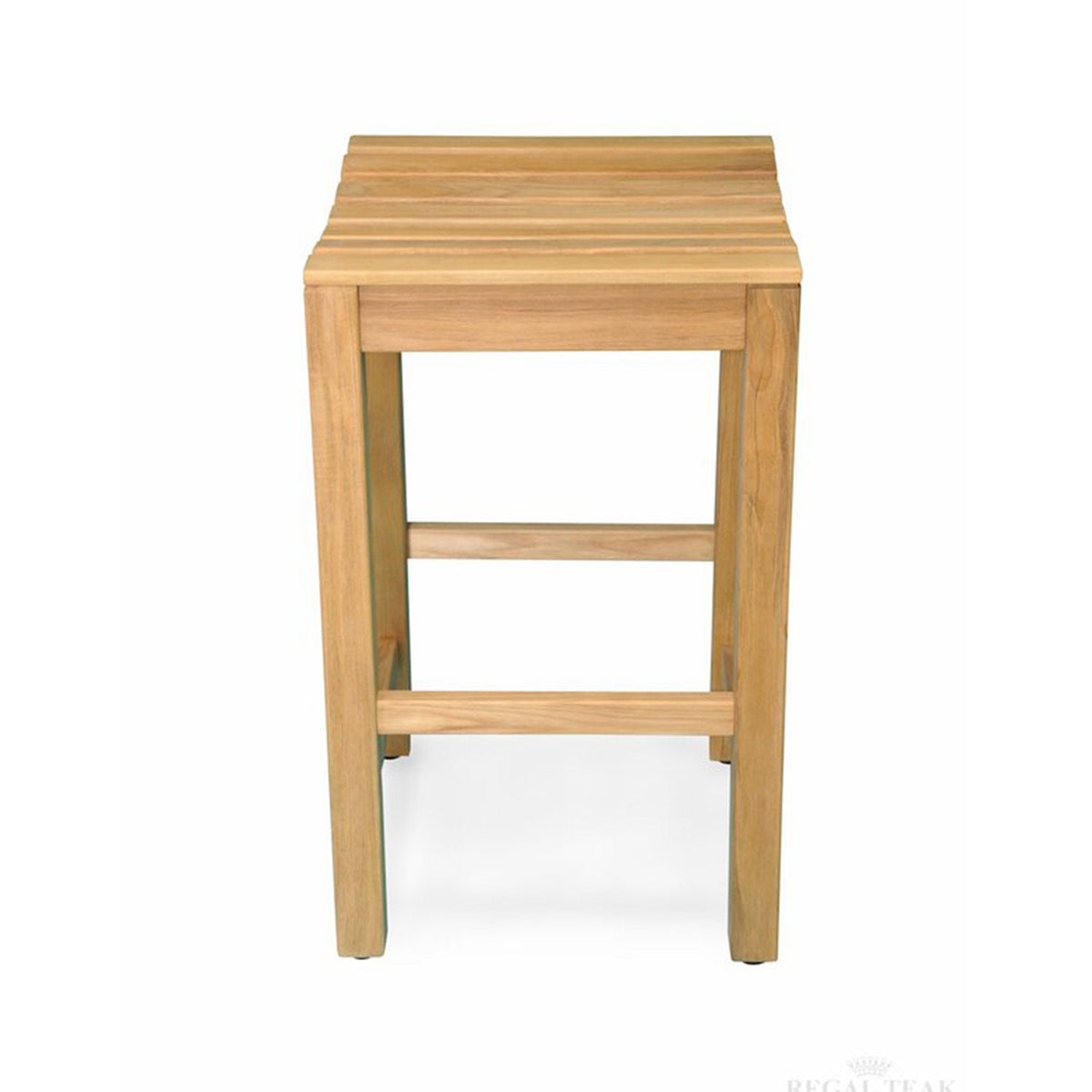 Joel Backless Teak Outdoor Bar Stool