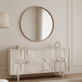 Juni 4 Door Geometric Whitewash Wood Sideboard