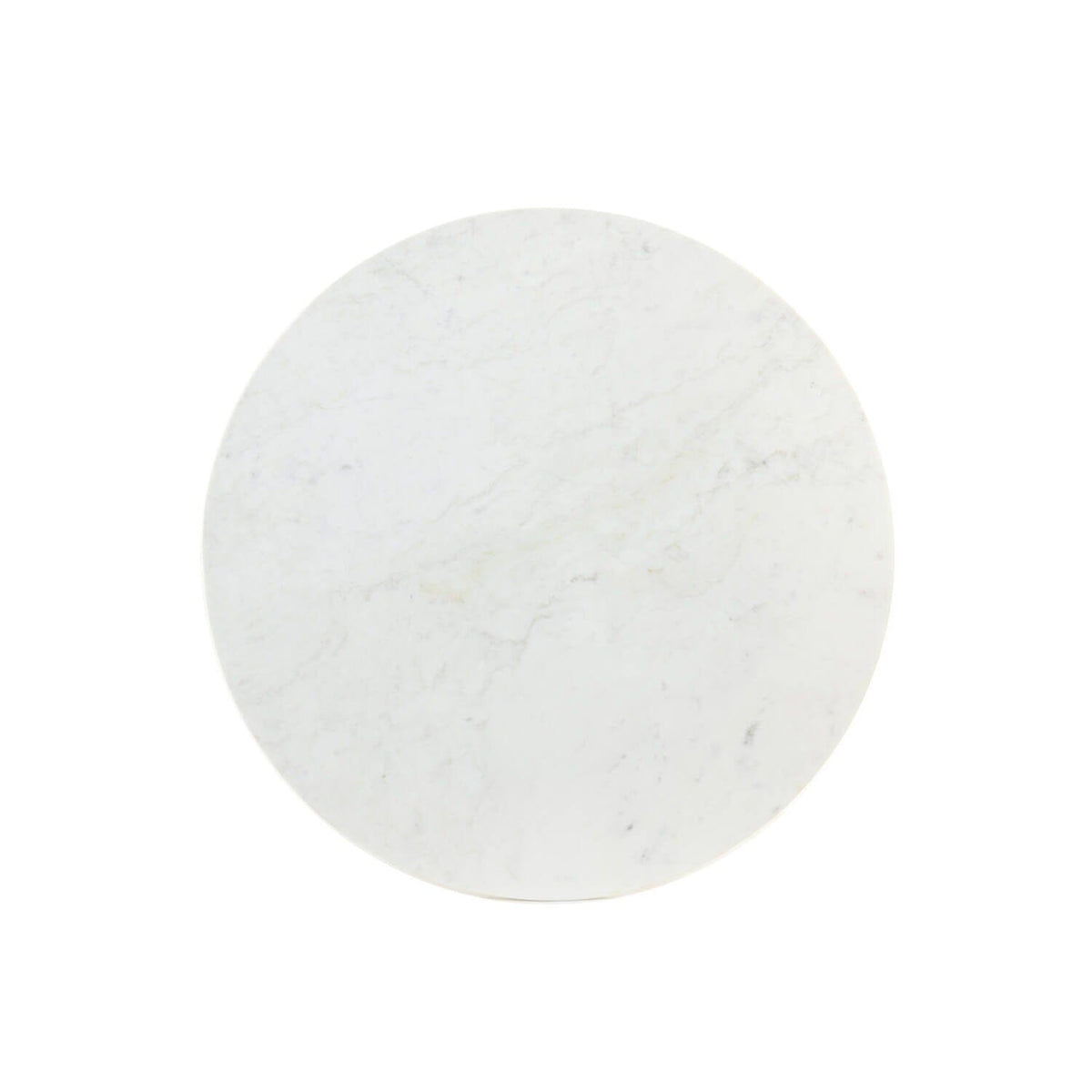 Karine Gold Coffee Table with White Marble Top